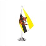 Asya Bayrak Brunei Tekli Masa Bayrağı