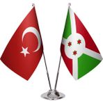 Asya Bayrak Burundi Ikili Masa Bayrağı