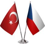Asya Bayrak Çekoslavakya Ikili Masa Bayrağı