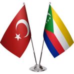 Asya Bayrak Comoros Ikili Masa Bayrağı