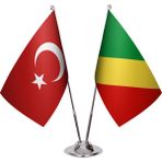 Asya Bayrak Congo Ikili Masa Bayrağı
