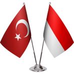 Asya Bayrak Endonezya Ikili Masa Bayrağı