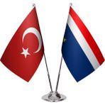 Asya Bayrak Gagauz Ikili Masa Bayrağı