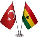 Asya Bayrak Gana Ikili Masa Bayrağı