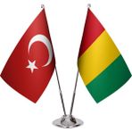 Asya Bayrak Gine Ikili Masa Bayrağı