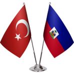 Asya Bayrak Haiti Ikili Masa Bayrağı