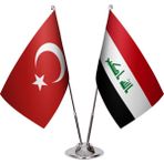 Asya Bayrak Irak Ikili Masa Bayrağı