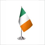 Asya Bayrak Irlanda Tekli Masa Bayrağı