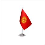 Asya Bayrak Kırgızistan Tekli Masa Bayrağı