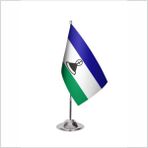 Asya Bayrak Lesotho Tekli Masa Bayrağı