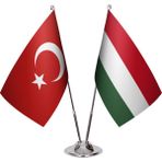 Asya Bayrak Macaristan Ikili Masa Bayrağı