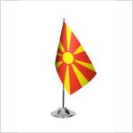 Asya Bayrak Makedonya Tekli Masa Bayrağı