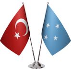 Asya Bayrak Mikronezya Ikili Masa Bayrağı