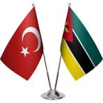 Asya Bayrak Mozambik Ikili Masa Bayrağı
