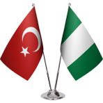 Asya Bayrak Nijerya Ikili Masa Bayrağı
