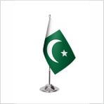 Asya Bayrak Pakistan Tekli Masa Bayrağı
