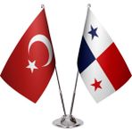 Asya Bayrak Panama Ikili Masa Bayrağı