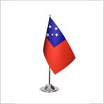 Asya Bayrak Samoa Tekli Masa Bayrağı