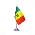 Asya Bayrak Senegal Tekli Masa Bayrağı