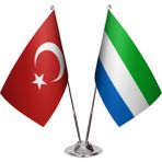 Asya Bayrak Sierra Leone Ikili Masa Bayrağı