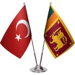 Asya Bayrak Sri Lanka Ikili Masa Bayrağı