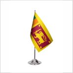 Asya Bayrak Srilanka Tekli Masa Bayrağı