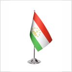 Asya Bayrak Tacikistan Tekli Masa Bayrağı