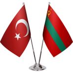 Asya Bayrak Transdinyester Ikili Masa Bayrağı