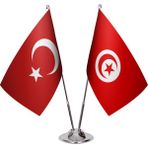 Asya Bayrak Tunus Ikili Masa Bayrağı