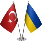 Asya Bayrak Ukrayna Ikili Masa Bayrağı