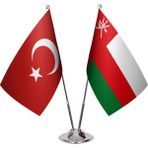 Asya Bayrak Umman Ikili Masa Bayrağı