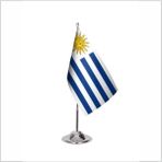 Asya Bayrak Uruguay Tekli Masa Bayrağı