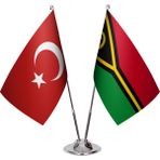Asya Bayrak Vanuatu Ikili Masa Bayrağı