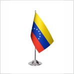 Asya Bayrak Venezuella Tekli Masa Bayrağı