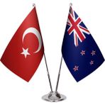 Asya Bayrak Yeni Zelanda Ikili Masa Bayrağı