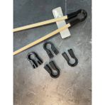 Asya Design 5 Adet Sushi Chopstick Tutma Aparatı (Chopstick Öğrenme Aparatı) - Siyah