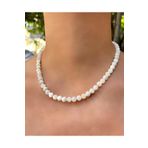 Asya Gems 6 MM Küre Kesim Sedef Doğal Taş Kolye AYG-7270