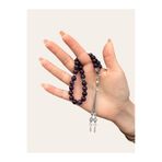Asya Gems 8 mm Küre Kesim Ametist Doğal Taş Tesbih