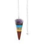 Asya Gems AYG-1209 7 Çakra Doğal Taş Pandül