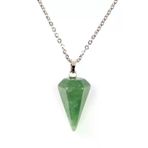 Asya Gems AYG-1375 Aventurin Doğal Taş Pandül Kolye