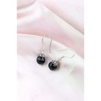 Asya Gems AYG-2885 Oniks Doğal Taş 925 Ayar Gümüş Küpe