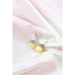 Asya Gems AYG-2892 Kalsit Doğal Taş 925 Ayar Gümüş Küpe