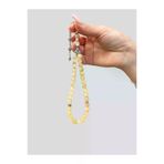 Asya Gems AYG-7698 8 Mm Küre Kesim Gold Rutilli Kuvars Doğal Taş Tesbih