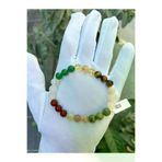 Asya Gems AYG-7724 8 Mm Küre Kesim İkizler Burcu Doğal Taş Bileklik