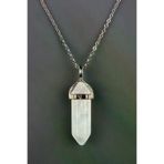 Asya Gems Kristal Kuvars Doğal Taş Çivi Kolye AYG-1195