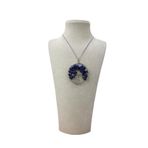 Asya Gems Tel Sarmalı Lapis Lazuli Hayat Ağacı Sentetik Taş Kolye AYG-7433