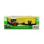 Asya Oyuncak 18 Cm Römorklu Metal Traktör 955-167-Sarı