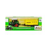 Asya Oyuncak 18 Cm Römorklu Metal Traktör 955-167-Yeşil
