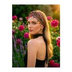ASYA PAZARLAMA Karadeniz Keşan, Renkli Pullu Keşan, Fular, Şal, Atkı, Saç Bandı, Bandana, Puşi