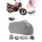 Asya Swift 150 Branda Gri Arka Çanta Uyumlu(Topcase) Motosiket Brandası Motor Örtüsü Çadır Su Geçirmez Motosiklet Kılıfı Motor Brandası,lastikli,taşıma Torbalı